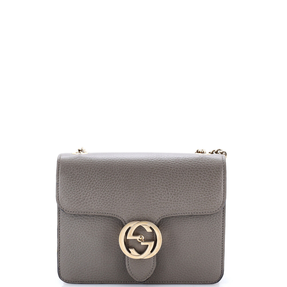 Gucci Small Interlocking Shoulder Bag Leather